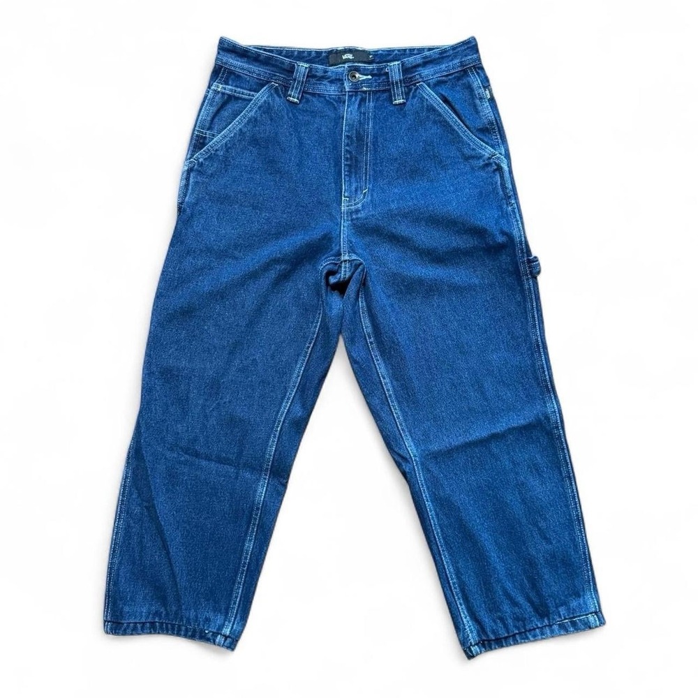Blue Vans Carpenter Skate Jeans 31x24 Blue Wash Workwear Pants
